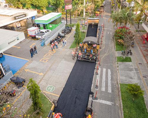 FotografoFoto Alcaldía de Medellín:Más de 2.250 huecos fueron intervenidos en vías de Medellín durante el primer trimestre de 2022. 